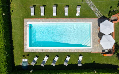 Villa Del Borgo: Svømmepøl, Udvej, Udendørs Møbler, Thermae, Liggestol, Eco Hotel, Fritid, Skygge, Hotel, Kunstgræs