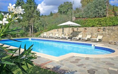 Villa Gelsomino: Swimming pool and garden