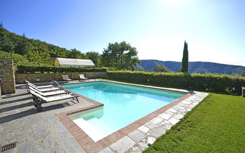 Villa Ginestra: Svømmepøl, Ejendom, Hus, Bygning, Ejendom, Græs, Villa, Estate, Hjem, Backyard
