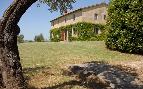 Podere San Giovanni: Himmel, Plante, Ejendom, Bygning, Vindue, Naturlige Landskab, Skygge, Træ, Land Lot, Sollys