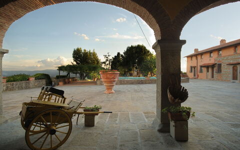 Fattoria Fronzano: Himmel, Plante, Ejendom, Sky, Blomsterkrukke, Hjul, Stueplante, Azure, Skygge, Sollys