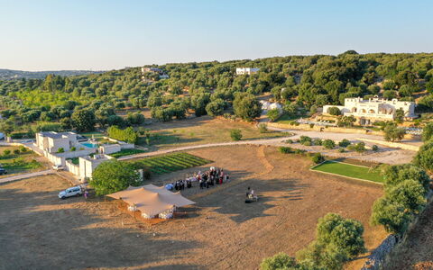 Corte dei Messapi | Sleeps 24: Himmel, Plante, Træ, Land Lot, Urban Design, Fritid, Boligområde, Landskab, Græs, Almindeligt