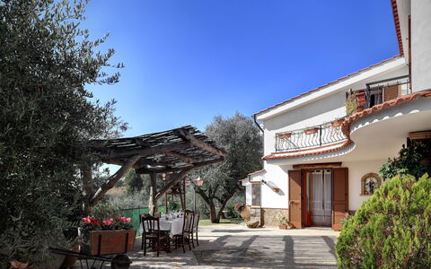 La Villa Dell'olio: Himmel, Plante, Bygning, Ejendom, Vindue, Skygge, Hus, Træ, Kvarter, Vejbelægning