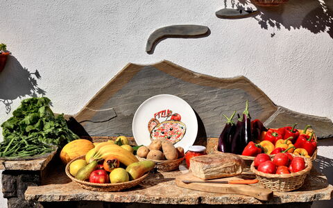 La Villa Dell'olio: Mad, Frugt, Naturlige Fødevarer, Ingrediens, Banan, Køkken, Bordservice