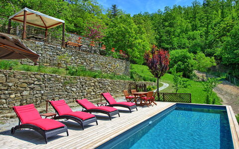 Villa Ancora: Vand, Plante, Ejendom, Himmel, Grøn, Natur, Svømmepøl, Træ, Udendørs Møbler, Fritid