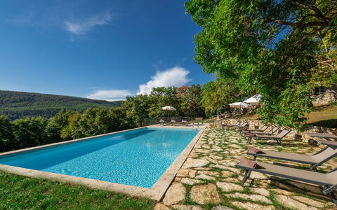 Villa Lucarella: Natur, Vegetationen, Naturlige Landskab, Sommer, Landskab, Eco Hotel, Svømmepøl, Sollys, Villa, Udvej