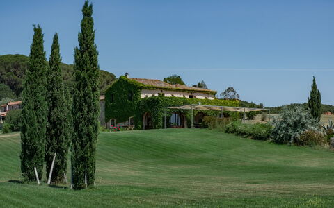 Villa Bagnoli: Himmel, Plante, Naturlige Landskab, Land Lot, Græs, Lærk, Træ, Evergreen, Landskab, Græsfamilien