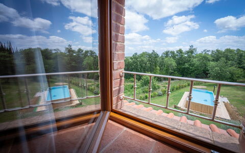 Vineyard’s Cottage With Pool, Ac, Wifi - Siena: Sky, Himmel, Ejendom, Træ, Skygge, Arkitektur, Indretning, Træ, Bygning, Etage