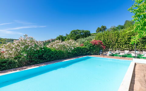 Villa La Pagliarina: Vand, Plante, Himmel, Daytime, Ejendom, Svømmepøl, Azure, Arkitektur, Skygge, Krop Af Vand
