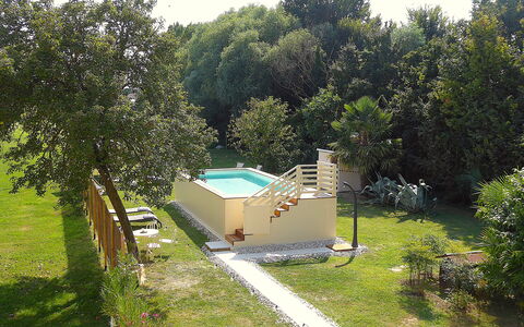 Oasi Casamaras, Brenta River, Wifi, Ac: Svømmepøl, Have, Backyard, Skygge, Landscaping, Gård, Lawn, Udvej, Design, Hacienda