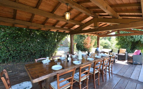 Villa Sette Ponti Levante: Bord, Møbel, Plante, Stol, Bordservice, Indretning, Udendørs Møbler, Fritid, Ejendom, Træ