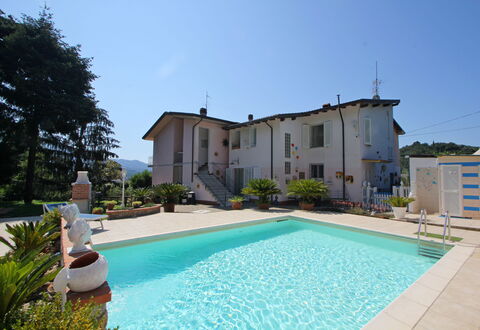 Casa Luigi: Vand, Plante, Himmel, Ejendom, Bygning, Svømmepøl, Azure, Græs, Træ, Fritid