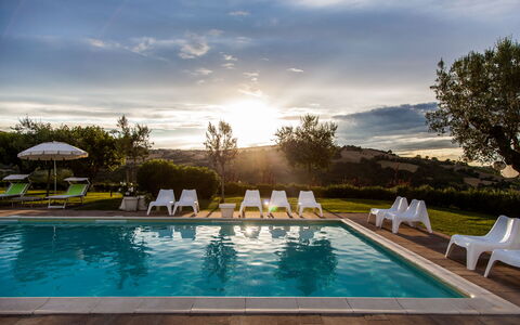 Villa Angelica: Vand, Sky, Plante, Himmel, Svømmepøl, Natur, Azure, Træ, Udendørs Møbler, Skygge