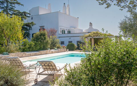 Masseria Tagliente: Plante, Vand, Ejendom, Himmel, Bygning, Træ, Svømmepøl, Ejendom, Græs, Landskab