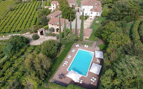 Il Vigneto, Verona, Pool, Wifi: Plantation, Estate, Fugleperspektiv, Have, Landbrug, Landscaping, Hacienda, Eco Hotel, Villa, Luftfotografering