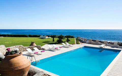 Villa Luna Blu: Blå, Hav, Svømmepøl, Fritid, Udendørs Møbler, Ocean, Udvej, Kyst, Ferie, Tropics