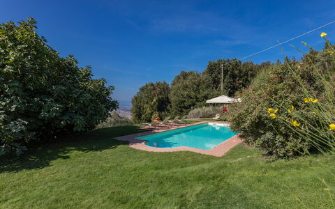 Villa Belvedere: Svømmepøl, Bakke, Landskab, Busk, Have, Eco Hotel, Landscaping, Udvej, Estate, Stuehus