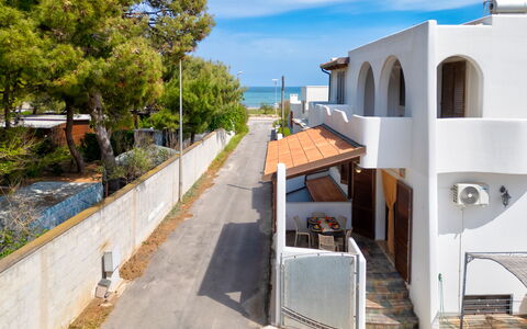 La Vista Mare Da Viola: Skygge, Altan, Trappe