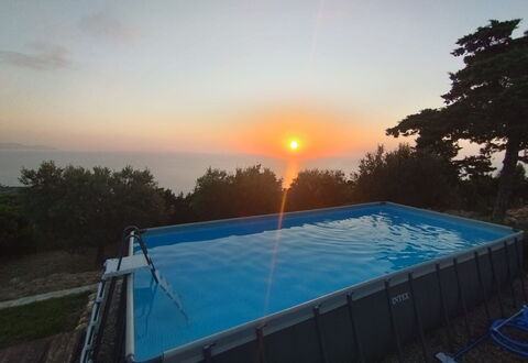 Il Tramonto: Blå, Sky, Sollys, Aften, Svømmepøl, Skumring, Solopgang, Solnedgang, Cumulus, Meteorologisk Fænomen