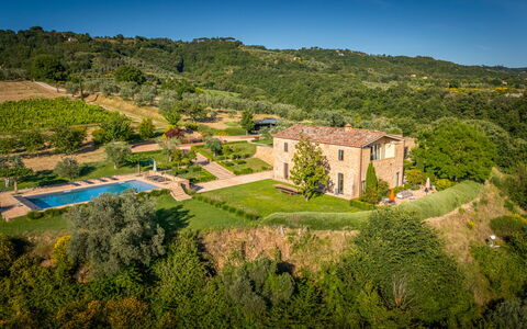 Podere Vigna Nuova: Estate, Mad, Plantation, Landbrug, Svømmepøl, Villa, Stuehus