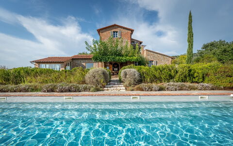 Villa Olivo: Blå, Busk, Estate, Have, Svømmepøl, Landscaping, Villa, Hacienda, Stuehus, Eco Hotel