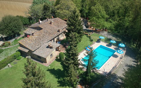 Grace Home, Pool, Wifi, Gambassi Terme: Svømmepøl, Udvej, Estate, Eco Hotel, Stuehus, Villa, Hacienda, Landscaping, Backyard, Ferieby