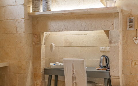 Feriebolig:&nbsp;Meridiano - Romantic Room - Borgo Bianco