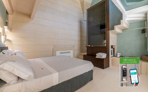 Feriebolig:&nbsp;Russarda - Deluxe Room with Bath Tub - Borgo Bianc