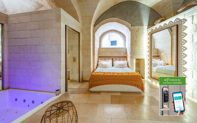 Feriebolig:&nbsp;Maiorca Deluxe Room with Bath Tub - Borgo Bianco