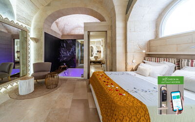 Feriebolig:&nbsp;Maiorca Deluxe Room with Bath Tub - Borgo Bianco