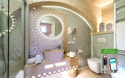 Feriebolig:&nbsp;Meridiano - Romantic Room - Borgo Bianco