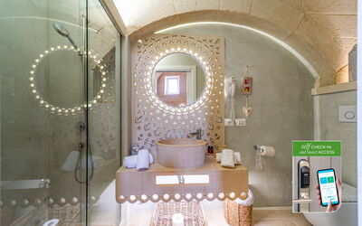 Feriebolig:&nbsp;Meridiano - Romantic Room - Borgo Bianco