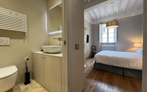 Via Roma 39: Væg, Indretning, Gulvbelægning, Etage, Loft, Sanitærarmatur, Værelse, Lejlighed, Badeværelse, Vvs