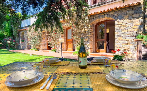 Casa Delle Chicche - Imperia: Udvej, Have, Hacienda, Eco Hotel, Blomsterkrukke, Udendørs Møbler, Svømmepøl, Stol, Gård, Backyard