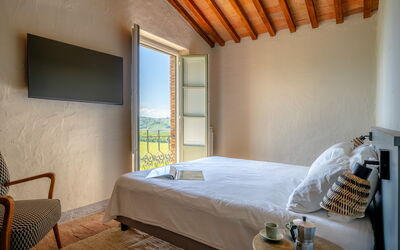 Feriebolig:&nbsp;Relais Badia a Passignano - Appartamento Moscato