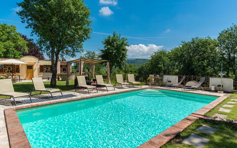 Antica Villa Della Lana: Svømmepøl, Træ, Udvej, Eco Hotel, Have, Udendørs Møbler, Skygge, Thermae, Paraply, Estate