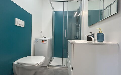 Case Martorelli - Belvedere Marittimo: Gulvbelægning, Etage, Indretning, Sanitærarmatur, Badeværelse, Vvs, Håndvask, Badeværelsesskab, Toilet, Tap