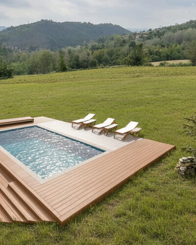 Villa Pietra With Pool On Piemonte Hills: Træ, Svømmepøl, Fritid, Hårdttræ, Have, Trægulve, Bejdse, Eco Hotel, Dæk, Landscaping
