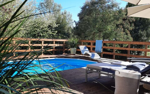 Podere la Botte, Pool, Lari: Svømmepøl, Træ, Udendørs Møbler, Møbel, Udvej, Skygge, Liggestol, Stol, Eco Hotel, Fritid