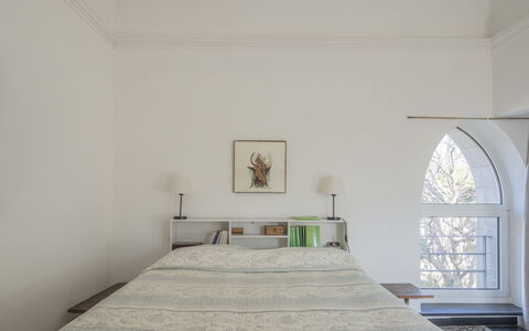 Torre Dell'Amore, Genova, Seaview: Indretning, Gulvbelægning, Væg, Møbel, Etage, Træ, Soveværelse, Loft, Seng, Værelse
