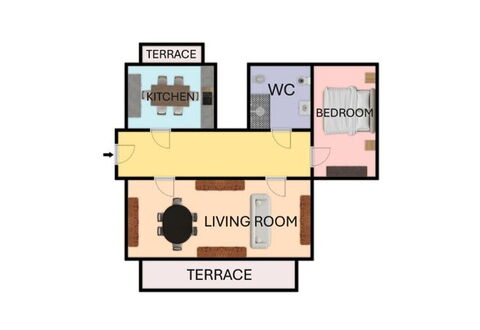 Mestrina Apartment: Stue