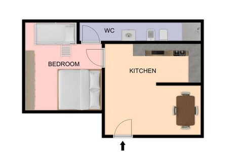 Suite la Torre: Soveværelse, Seng