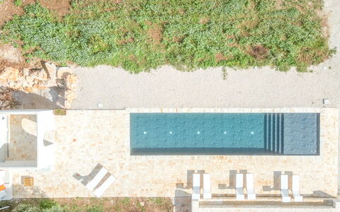 Terracorte Villa: Kompositmateriale, Beton, Naturmateriale, Svømmepøl, Walkway, Planke