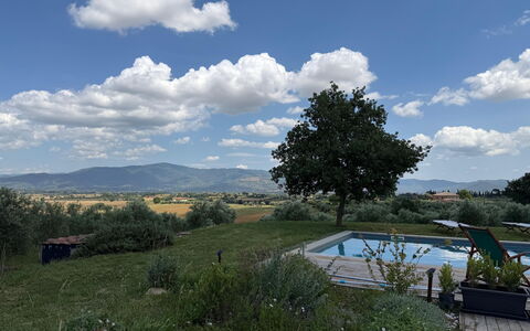 Villa Dedalo: Himmel, Blå, Landskab, Land Lot, Have, Landscaping, Udendørs Møbler, Cumulus, Plantation