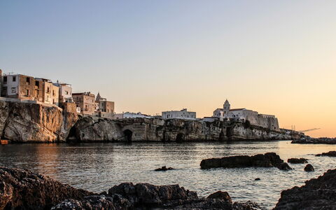 Appartamento Monomare, Gallipoli: Himmel, Krop Af Vand, Kyst, Rots, Horisont, Hav, Coastal Og Oceaniske Landskabsformer, Skumring, Ocean, Aften