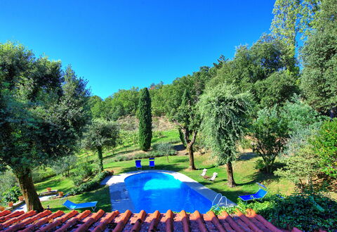 Villa Ulivacci: Blå, Have, Svømmepøl, Lawn, Skygge, Backyard, Landscaping, Parkere, Gård, Udendørs Møbler