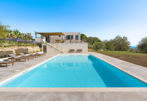 Villa Arcobaleno: Blå, Svømmepøl, Udvej, Eco Hotel, Fritid, Estate, Udendørs Møbler, Ferieby, Villa, Tropics