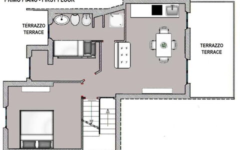 Casa Nadia: Stue