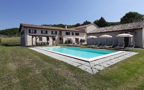 Villa Felice, Private Pool and Hills: Hus, Svømmepøl, Hjem, Estate, Hacienda, Sommerhus, Stuehus, Gård, Gårdsplads, Villa