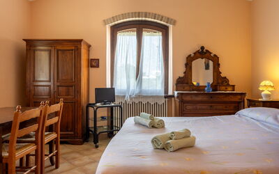 Feriebolig:&nbsp;Il Giuncheto Chalet Piscina
